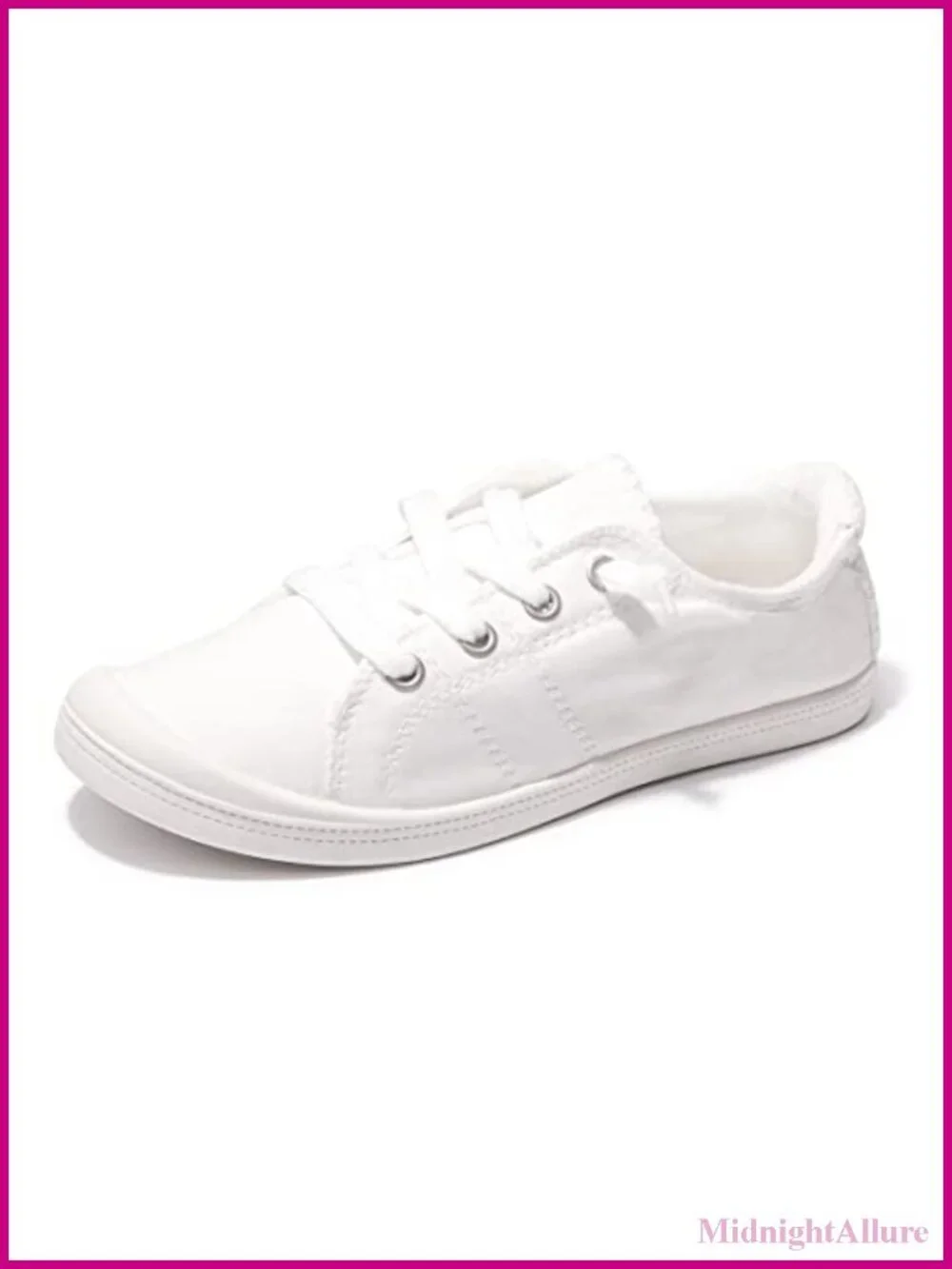Women's Slip-On Canvas Sneakers Low Top Walking Shoes Cushioned